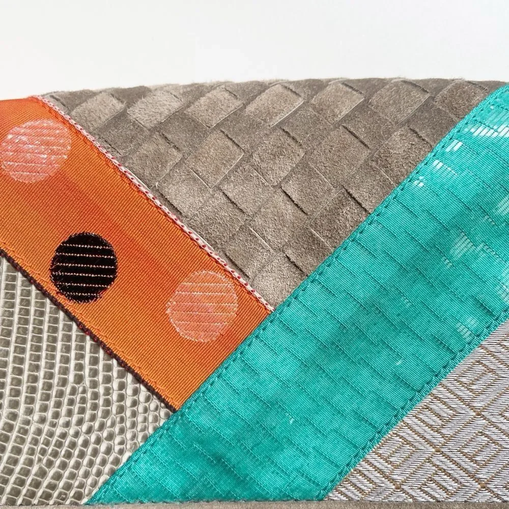 Bottega Veneta Multicolor patchwork Clutch wallet 2004